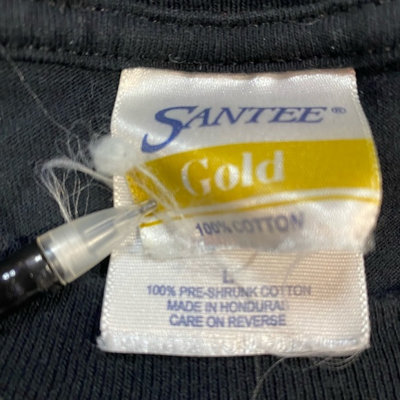 Vintage Three Stooges T-shirt size large dated 1998 Santee Gold tag - Picture 4 of 4